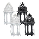 4 Pieces Retro Tabletop Candle Holder Hanging Wind Light Lantern Ornaments