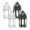 4 Pieces Retro Tabletop Candle Holder Hanging Wind Light Lantern Ornaments