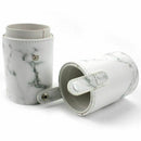 Marble Pattern Portable Makeup Brush Holder Cosmetics Make Up Cup Storage O M9N3