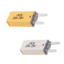 2 Pieces 25A+20A Car ATM Mini Blade Fuse Kit Circuit Breaker Manual Reset