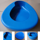 Anti- Contoured Blue Plastic Bedpan Seat Urinal for Bedridden Patient Daily
