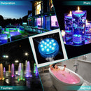Submersible RGB LED Light with IR Remote Battery Operated Decoration Light