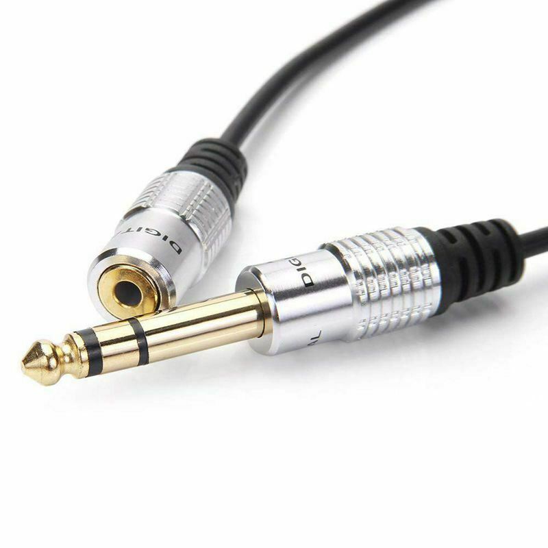 1/4 inch to 3.5mm Stereo Adapter Cable 6.35mm TRS Male to 3.5mm Female Quar Q4C3