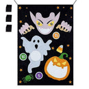 With Hanging Banner For Kids Halloween Bean Bag Set Toss Game Decoration B7R6