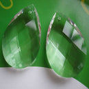 10x/lot Clear Drop Crystal Glass Beads Chandelier Ornament Christmas Gift Making