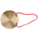 Wind Gong w/ Red Rope Hand Cymbals Mini for Kids Children Rhythm Percussion