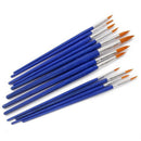 12pcs Paint Brushes Paint Sharp Size Assorted T7C3