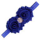 Blue New Girls Headbands Flower Hair Accessories For Girls Infant Hair Band