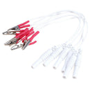 12Pcs/Set Alligator Clip Cable Electronic Acupuncture Treatment Instrume Gw