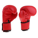 Boxing Gloves Protective Training Gear for Muay Thai/MMA/Kickboxing  Red