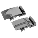 Lot 2 Men Fashion Automatic Ratchet Belt Buckle for Leather Belt