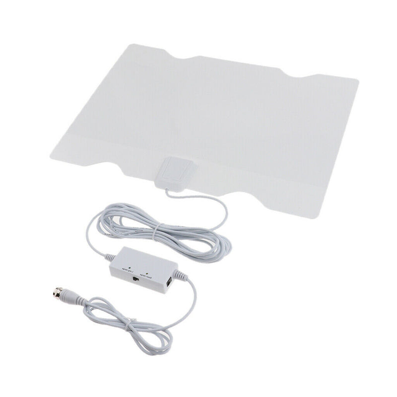 Indoor Digital HDTV TV Antenna Aerial Amplified 80Miles Range
