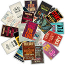 25X Motivational Life Quotes Diary Stickers Skateboard Laptop Luggage Decals OZ