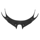 ABS Motorcycle Winglet Front Fairing for Kawasaki Ninja250 18-19 Black