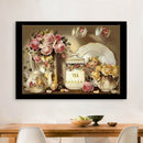 Kitchen Flowers Diy Diamond Painting 5D Cross Stitch Kits Full Drills Squar Z8N1