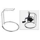 Stable Fishing Reel Display Stand Stainless Steel Rack 15x18cm Bracket