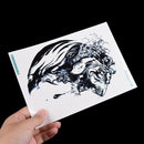 1Pc Makeup Tiger Tattoo Arm Body Art Waterproof Temporary Tattoo Stickers Gw
