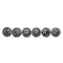 6pcs Stainless Steel Cake Fondant Embossed Nozzles DIY Cupcake Baking Tool