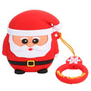 Santa Claus Soft Silicone Headset Dustproof Case Cover Storage Box for AirPods
