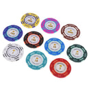 10pcs Clay Chips Games Coins Board Games Props Casino Style Games Party Bar