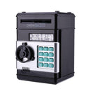 Automatic Electronic Piggy Bank ATM Password Money Box Saving Box (Black) A