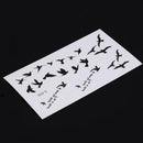 10 Sheets Flying Birds Temporary Tattoo Stickers Waterproof Body Art Decor