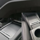 Car Armrest Box Control Panel Decoration Cover Center Console Carbon Fiber  M9J8