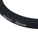 62mm-52mm 62mm to 52mm Black Step Down Ring Adapter for Camera