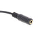 3.5mm 3pole Audio Stereo Male To Female 90 Degree Right Angled Extension Cable U