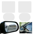 4x Clear Car Rearview Mirror Window Anti Dazzle Rainproof Protective Films Cover