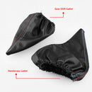 Car handbrake leather hand brake cover Gear Shift Knob dust cover for BMW E36 f