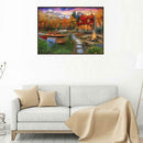 5D DIY Full Drill Diamond Painting Scenery Cross Stitch Embroidery Mosaic