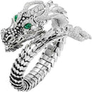 Unique Men's Chinese Dragon Ring Cool Cycling Men and Women's Rings Size Adj Hn