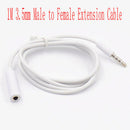 1M 3.5mm Male to Female Jack Stereo Audio AUX Headphone Extension Cable Cord