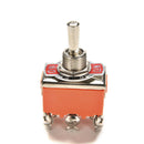 Auto Car Boat 6 Pin 15A 250V Car Tip Toggle DPDT ON OFF ON Switch 12v 220-250 Kw