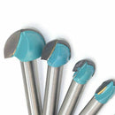 5 Pcs Set 6-Handle Ball Milling Cutter Round Bottom Lace Cutter Round Head