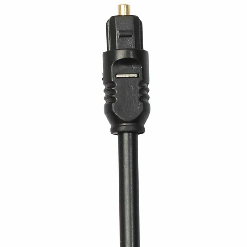 1m Fiber Optic TOSLink Digital Audio Cable Male to Male Lightweight and Fle P8O7
