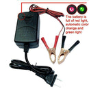 12V 1A Car Battery Maintainer Smart Charger Portable Black Auto Motorcycle E3D9