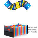 [6 Pack] Pp Folders with Closure and Pockets, Expandable Envelope Wallet, 1 Y4O7
