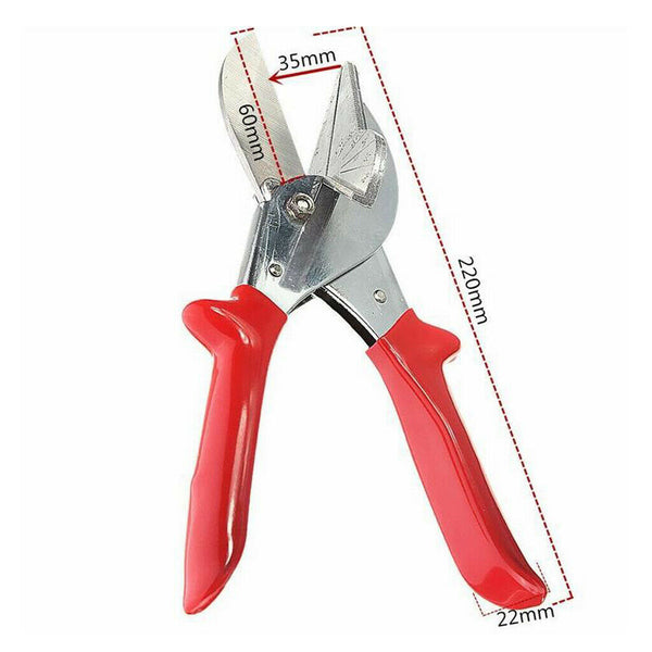 Mitre Shears Multi Angled Anvil Cutters PVC Trim Tube Gasket Moldings Tool