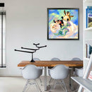 Snowman Penguin 5D DIY Full Drill Round Diamond Painting Embroidery Kits