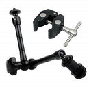 11" Inch Friction Articulating Magic Arm + Super Clamp for DSLR Brand New