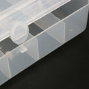 2 Tray Compartments Fishing Fish Lure Box Tackle Two-Sided Storage Plastic