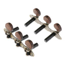 1set 3l3r Connected Guitar Tuning Pegs Tuners Machine Heads, Wood Metal
