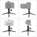 Kingjoy Mini Travel Tabletop Tripod For Gopro Smart Phone, Kt-30S Portable
