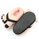 Cute Funny Women Warm Winter Soft Velvet Cartoon Big Feet Home Floor Slippers