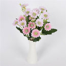 Artificial Chrysanthemum Daisy Flower Bouquet Arrangement Office Decor Pink