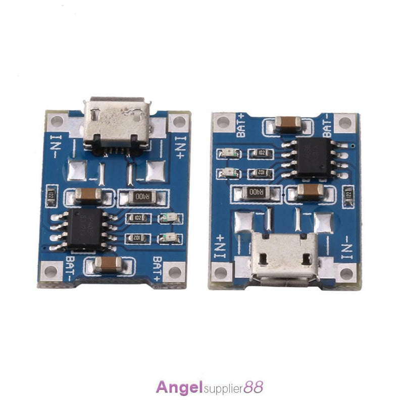 10Pcs 5V Mini USB 1A TP4056 Lithium Battery Charging Board Power Charger Mo