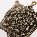 Tibetan Chinese Zodiac Totem Amulet Pendant Meditation Religious Prayer Gift