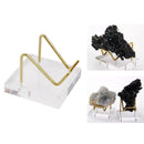 Acrylic Display Stand for Fossils, Minerals, Rocks, Geode, Agate, Crystals,
